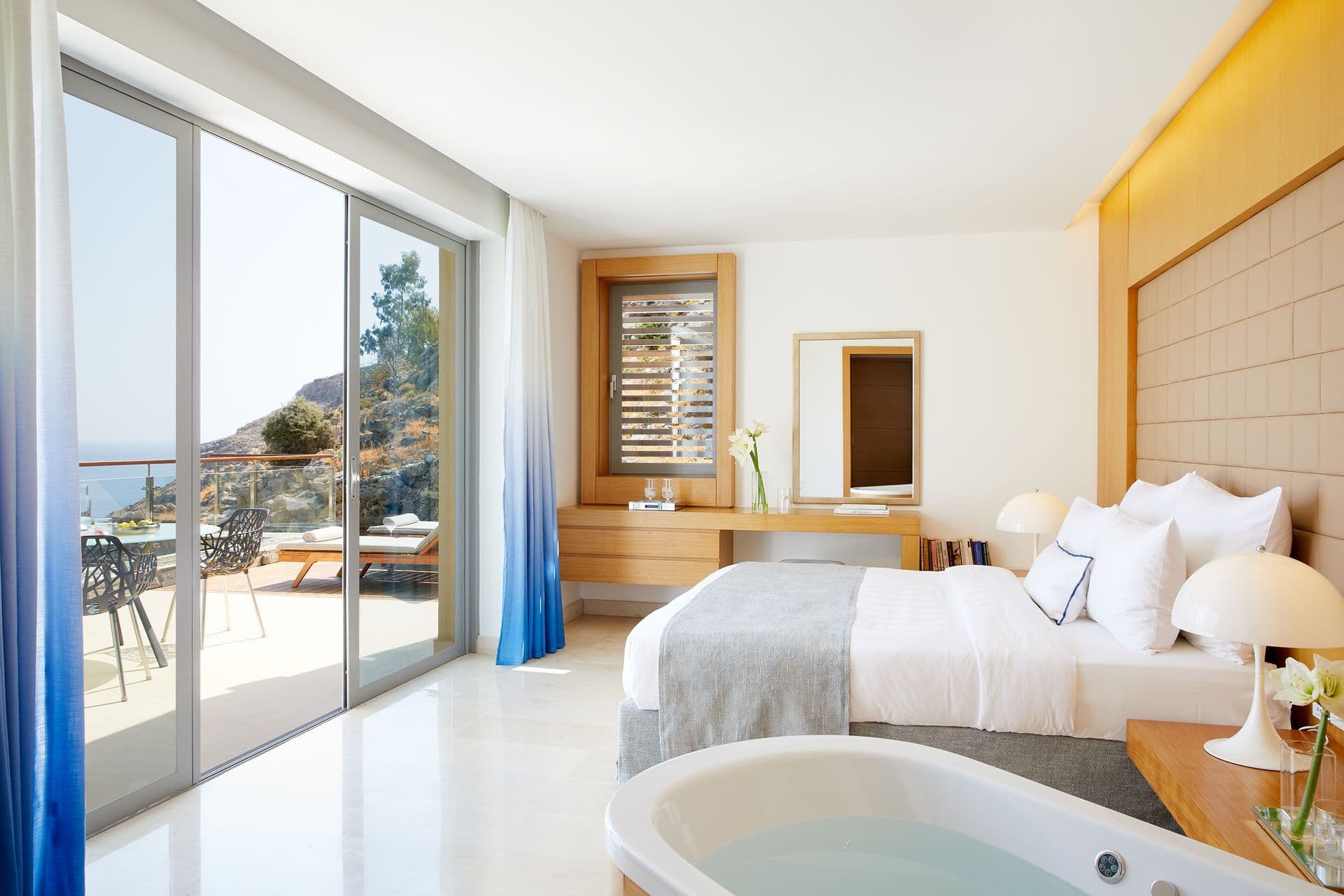 Private Pool Villa Panoramic Sea View - Lindos BLU
